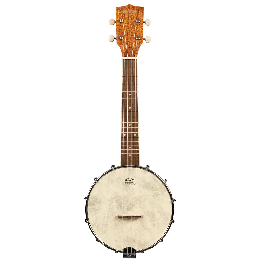 Kala Natural Mahogany Banjo Concert Ukulele with Bag