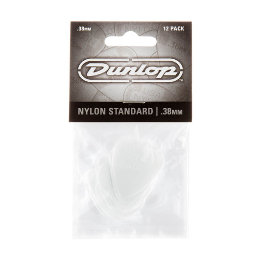 Dunlop 44P.38 Nylon .38 Pick Pack 12pk