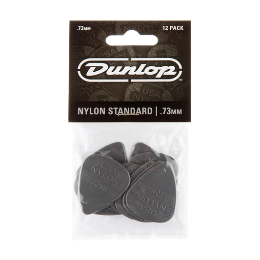 Dunlop 44P.73 Nylon .73 Pick Pack 12pk