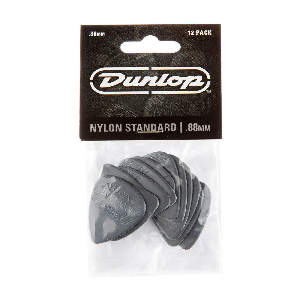 Dunlop 44P.88 Nylon .88 Pick Pack 12pk