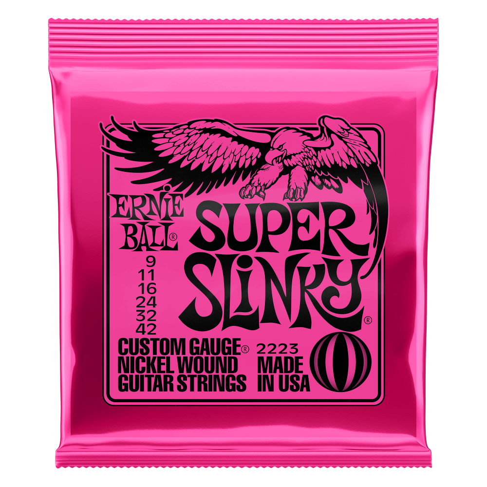 Super Slinky 2223 Nickel Wound Electric Guitar Strings 9-42 Gauge