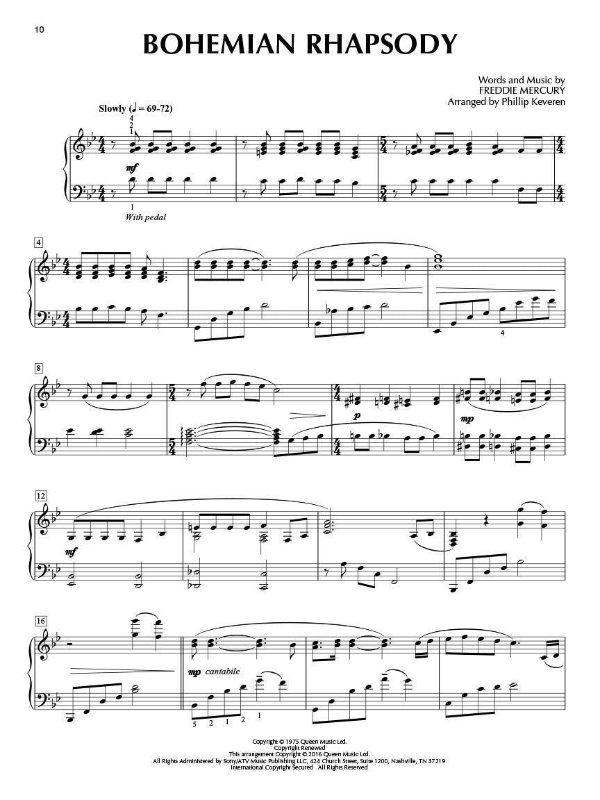 Queen for Classical Piano - Arr. Phillip Keveren