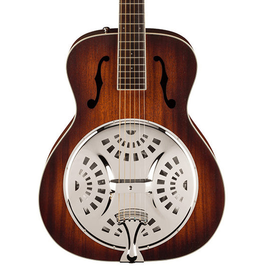 Fender PR-180E Resonator, Walnut Fingerboard, Aged Cognac Burst  Acoustic Guitar