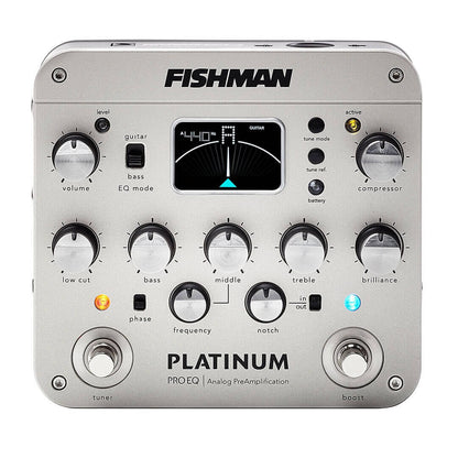 Fishman Platinum Pro EQ/DI Analog Preamp Pedal pro-plt-201