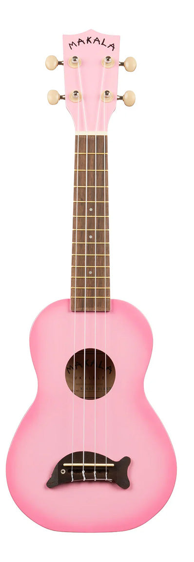 Makala Pink Burst Soprano Dolphin Ukulele