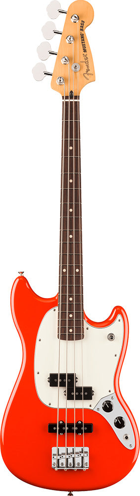 Fender Player II Mustang Bass PJ, Rosewood Fingerboard, Coral Red