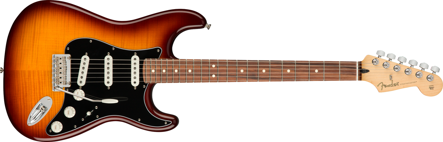 Fender  Player Stratocaster Plus Top, Pau Ferro Fingerboard, Tobacco Sunburst