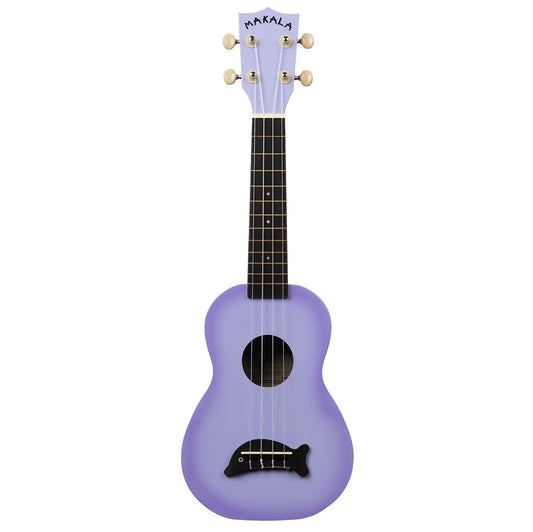 Makala Purple Burst Soprano Dolphin Ukulele, MK-SD/PLBURST