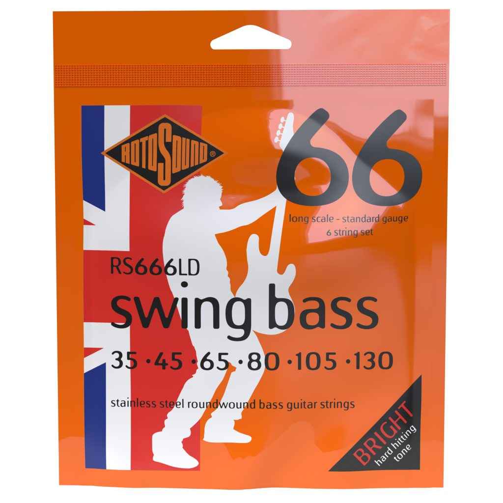 Rotosound RS666LD Swing Bass 66 6-String Standard 35-130 Bass Strings