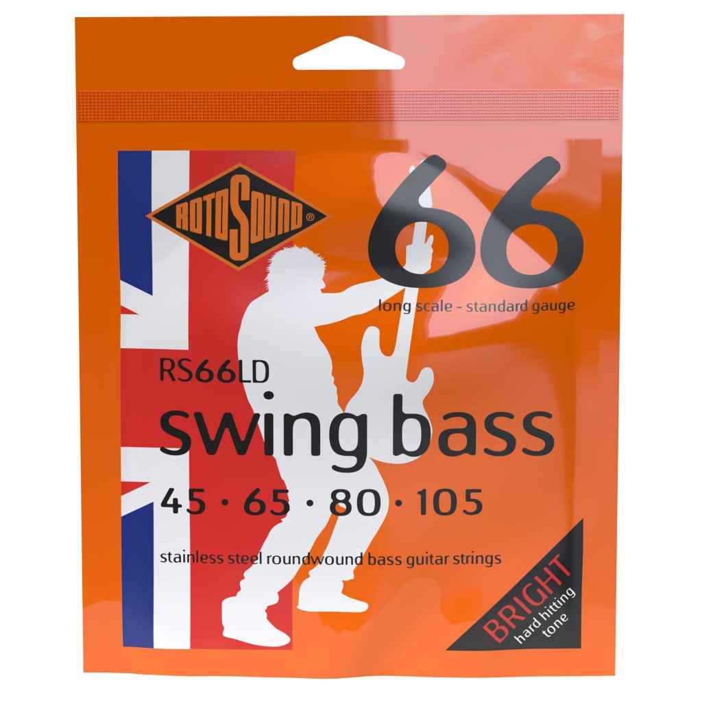 Rotosound Swing Bass 66 Standard | 45-105, Long Scale Bass Strings