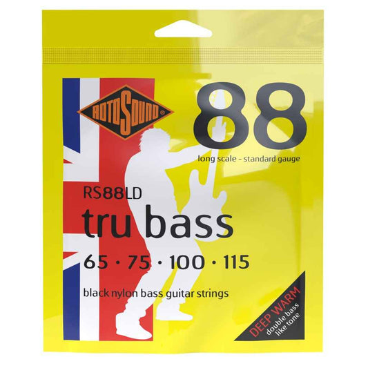 Rotosound RS88LD Tru Bass Nylon Tapewound Standard 65-115 Bass Strings
