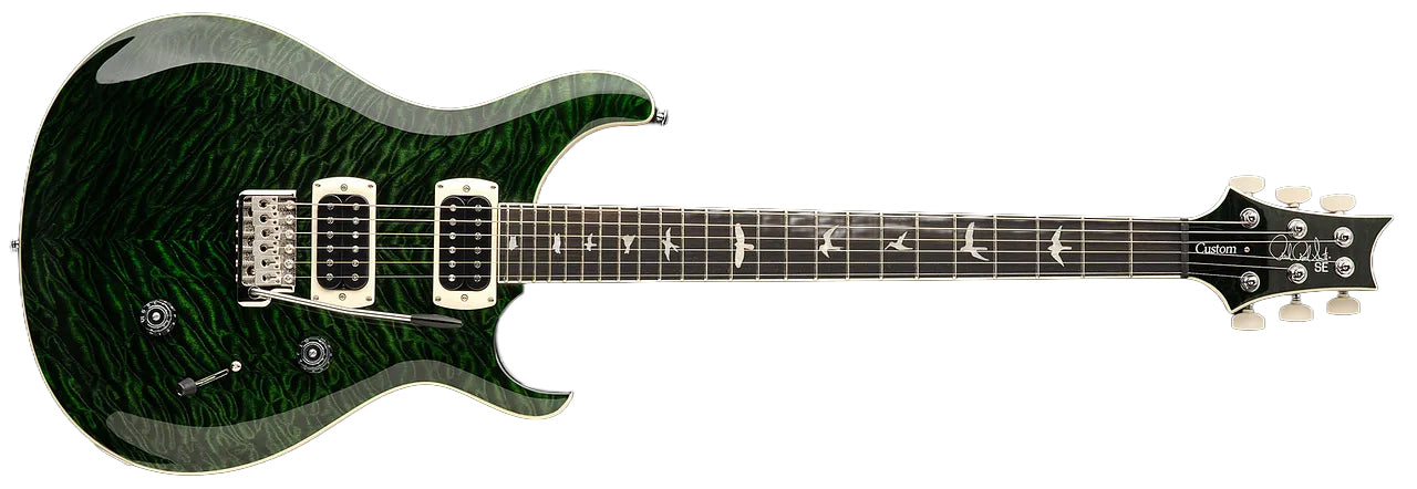 Paul Reed Smith SE Custom 24 Quilt Teal Black