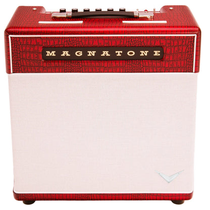 Magnatone Super 15 1x12 15 Watt All Tube Guitar Amp Red Croc