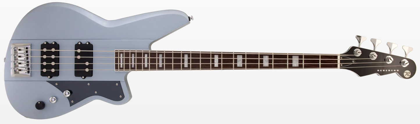 Reverend  Thundergun Metallic Silver Freeze Bass