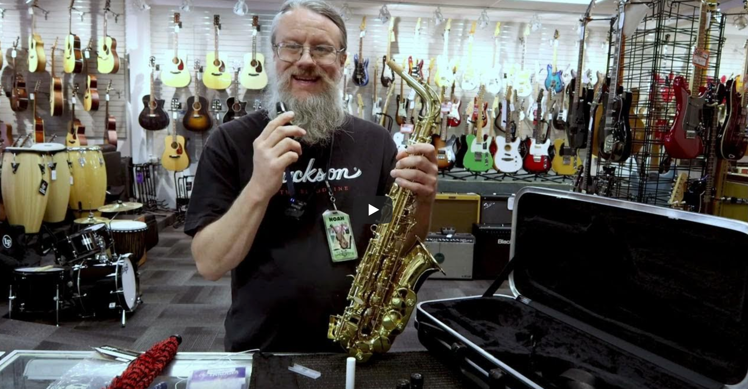 Load video: How to maintain and care for your saxophone