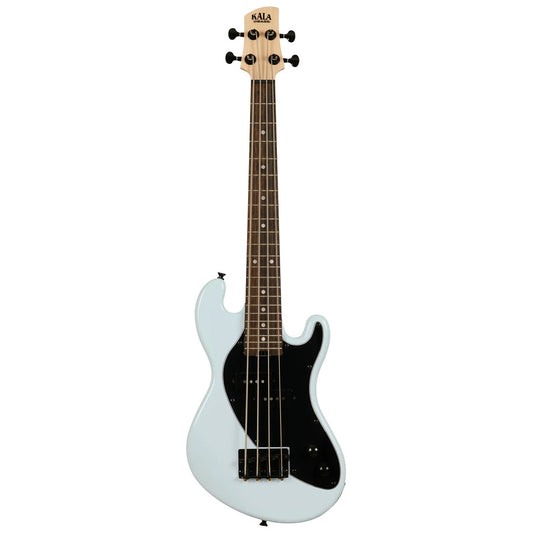 Kala Solid Body 4-String Powder Blue Fretted U•BASS, UBASS-SB-LB-FS