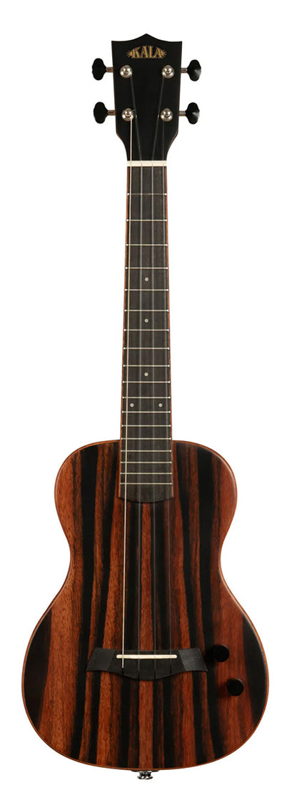 Kala Solid Body Electric Striped Ebony Tenor Ukulele