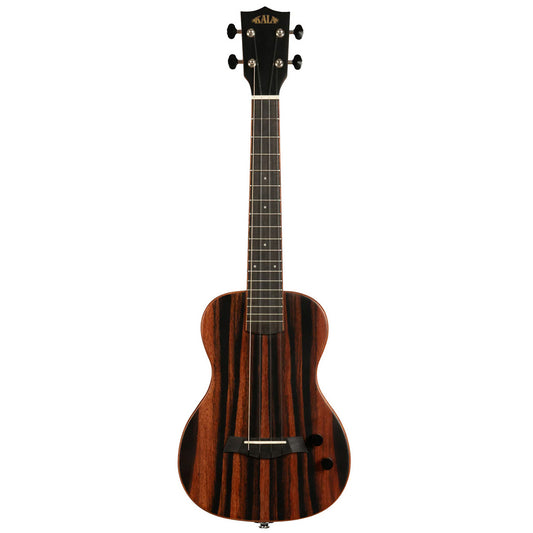 Kala Solid Body Electric Striped Ebony Tenor Ukulele, KA-SB-EBY-T