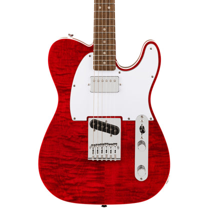 Squier  Affinity Series Telecaster FMT SH, Laurel Fingerboard, Crimson Red Transparent