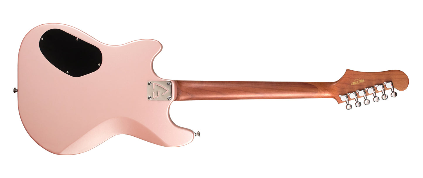 Guild Surfliner Deluxe Rose Quartz Metallic, Electric Guitar