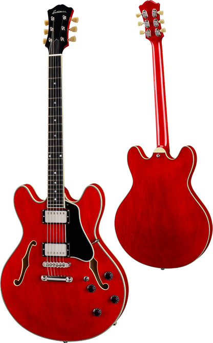 Eastman T386 Thinline Electric Guitar Red