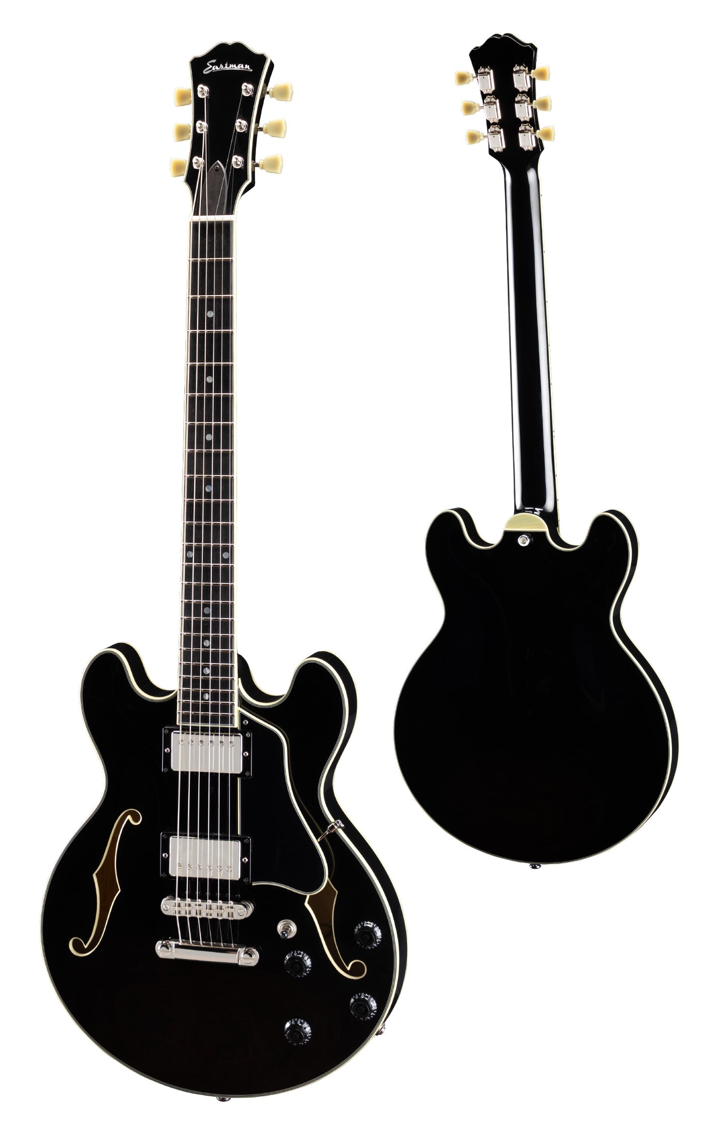Eastman T484-black, Thinline Electric Guitar
