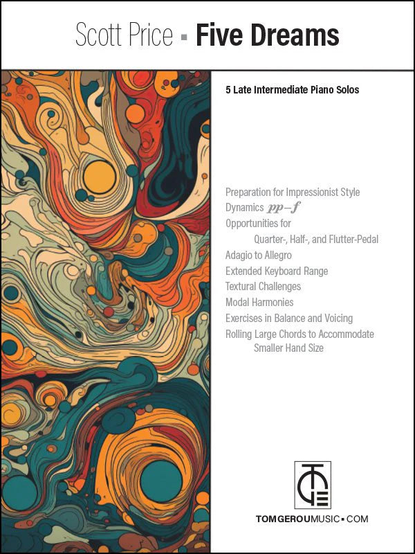 Scott Price: Five Dreams – Late Intermediate Piano Solos