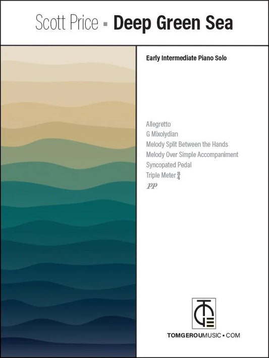 Scott Price: Deep Green Sea – Early Intermediate Piano Solo