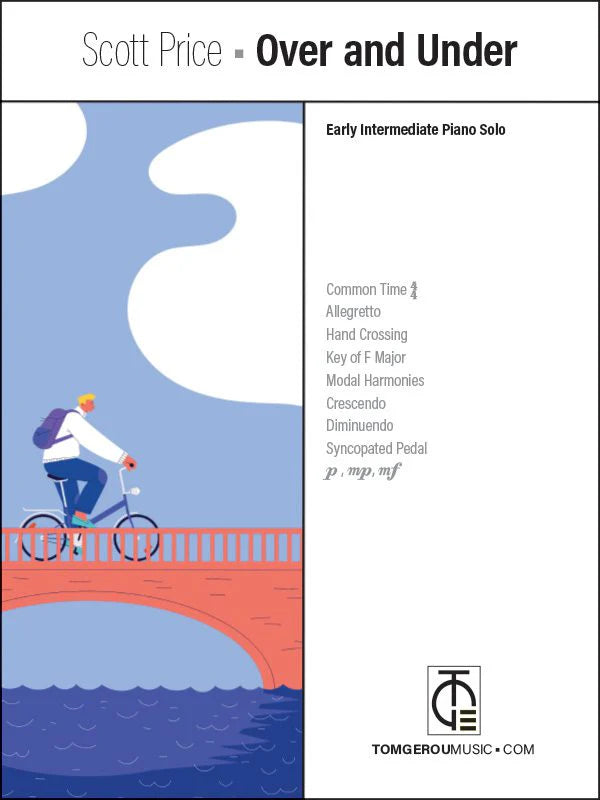 Scott Price: Over and Under – Early Intermediate Piano Solo