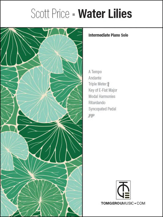 Scott Price: Water Lilies – Intermediate Piano Solo
