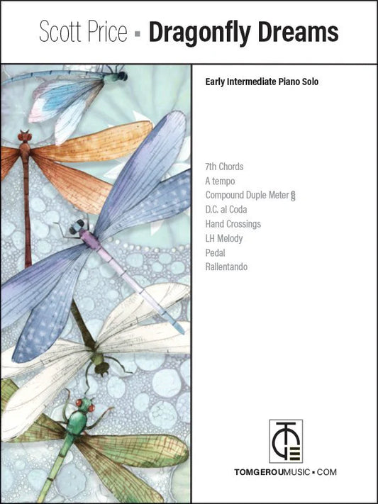 Scott Price: Dragonfly Dreams – Early Intermediate Piano Solo