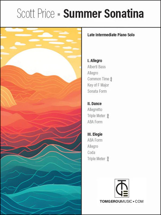 Scott Price: Summer Sonatina – Late Intermediate Piano Collection