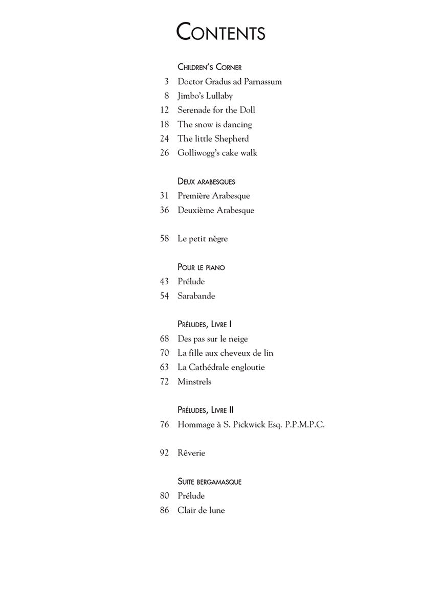 Debussy: The Indispensible Debussy Collection - G Schirmer