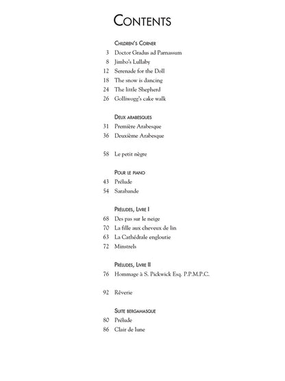 Debussy: The Indispensible Debussy Collection - G Schirmer