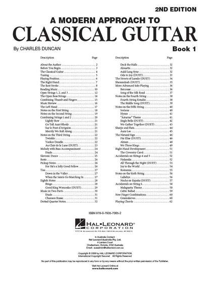 A Modern Approach to Classical Guitar – 2nd Edition, Book 1