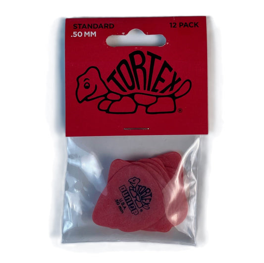 Dunlop 418P.50 Tortex .50 Pick Pack 12pk