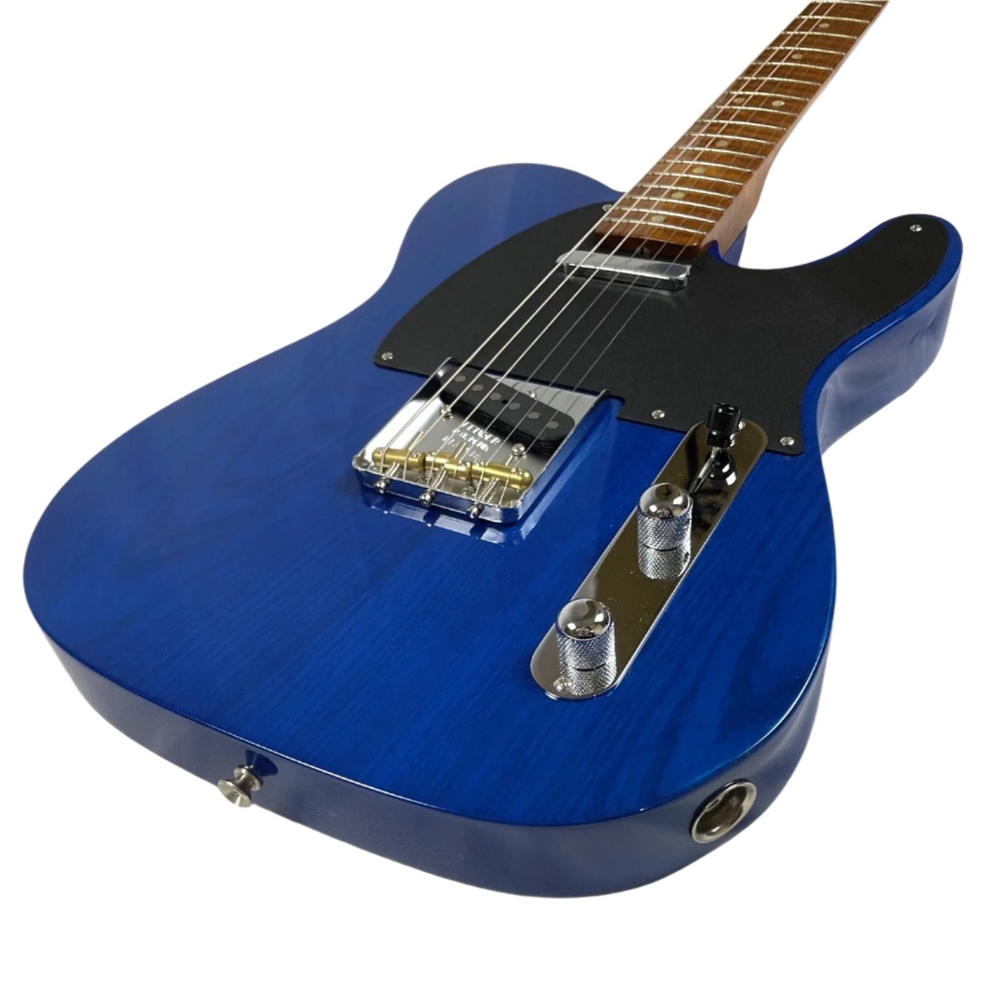 Fender American Custom Telecaster NOS, 1-Piece Roasted 3A, Sapphire Blue Transparent