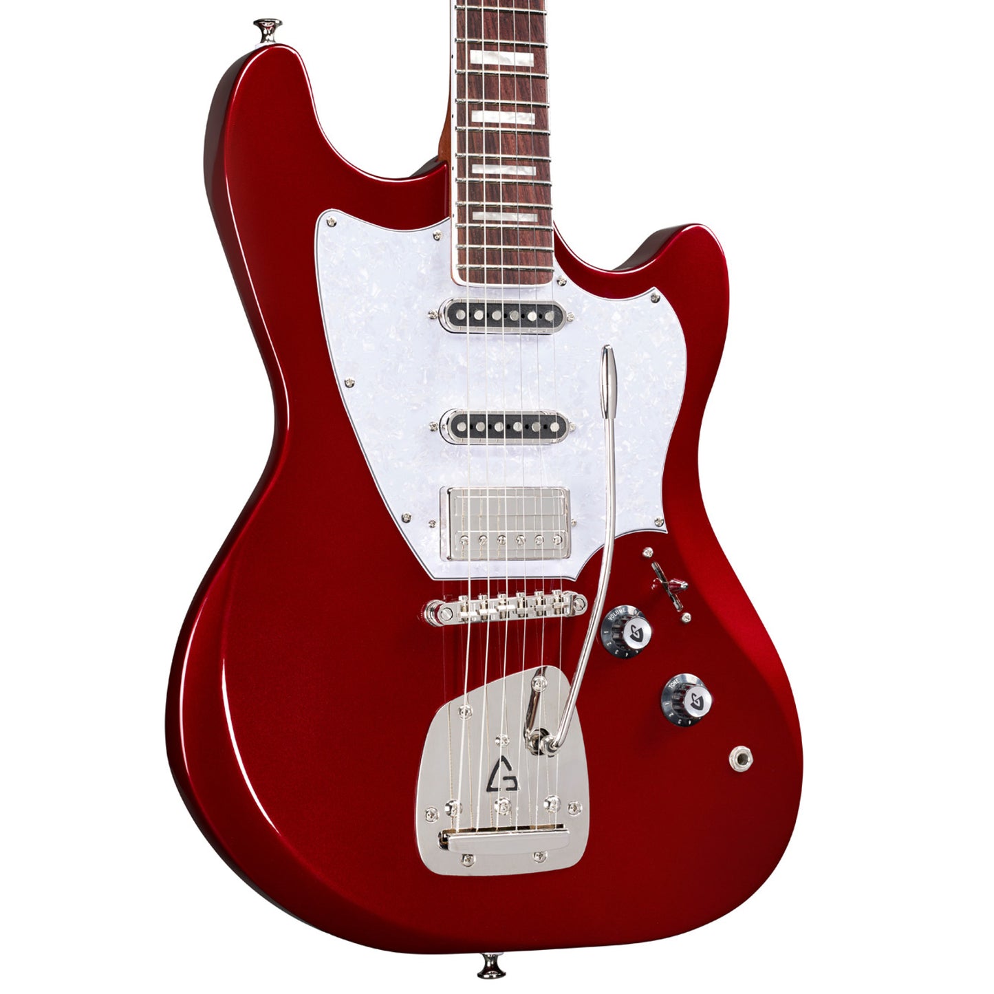 Guild Surfliner Deluxe Scarlett Red Metallic Electric Guitar