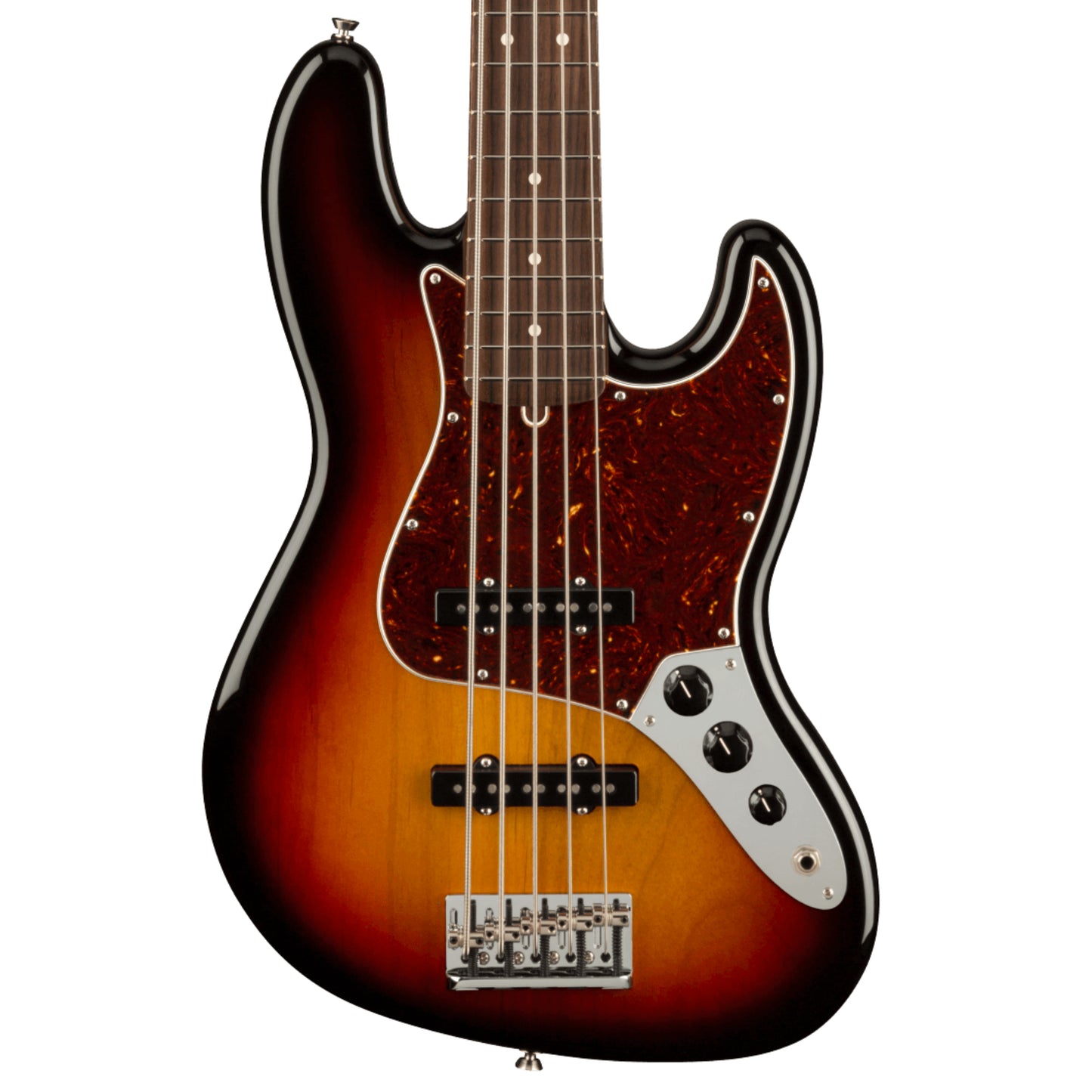 Fender American Professional II Jazz Bass, 5-String Olympic 3 Color Sunburst