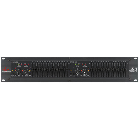 DBX 2215 Dual 15 Band Rackmount EQ/Limiter (Discontinued)