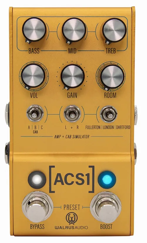 Walrus MAKO Series: ACS1 Amp + Cab Simulator Pedal