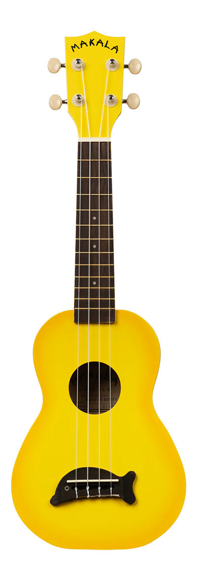 Makala Yellow Burst Soprano Dolphin Ukulele