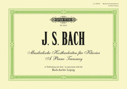 J. S. Bach: A Piano Treasury - Edition Peters