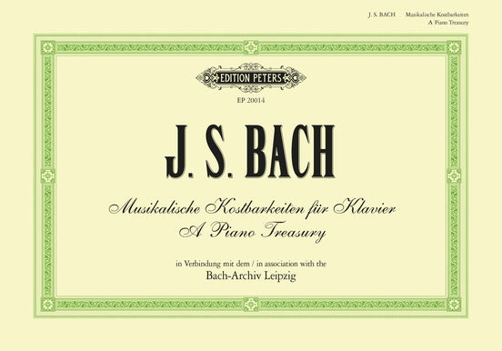 J. S. Bach: A Piano Treasury - Edition Peters