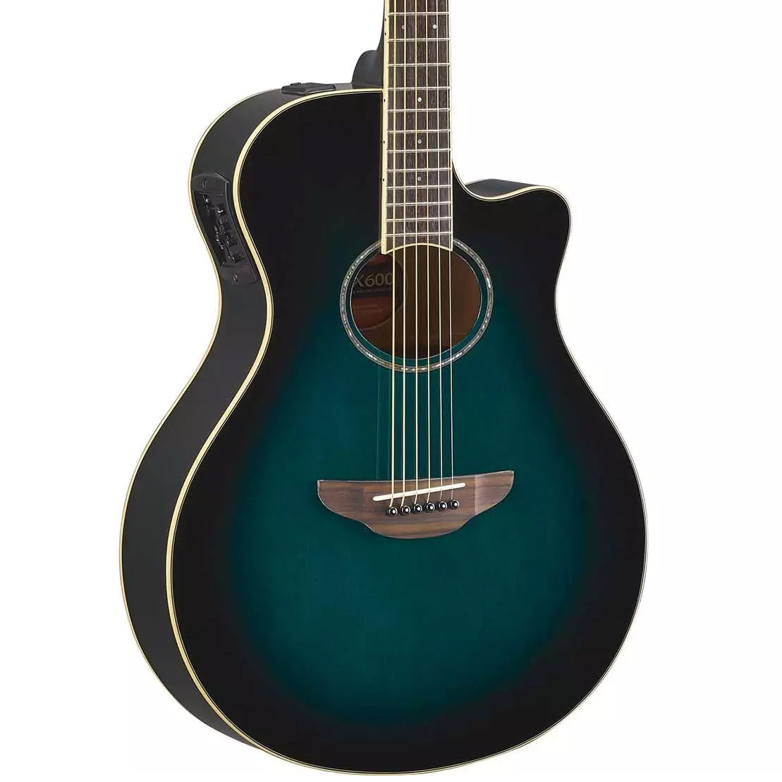 Yamaha APX600 OBB Oriental Blue Burst Acoustic Guitar
