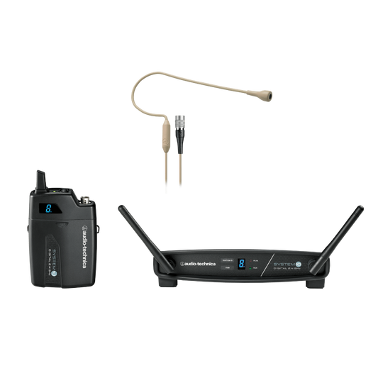 Audio Technica ATW-1101/H92-TH, System 10 Wireless Headworn Microphone System