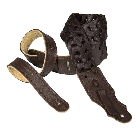 Franklin GLC-CH-CH Link Glove Leather Handmade Guitar Strap
