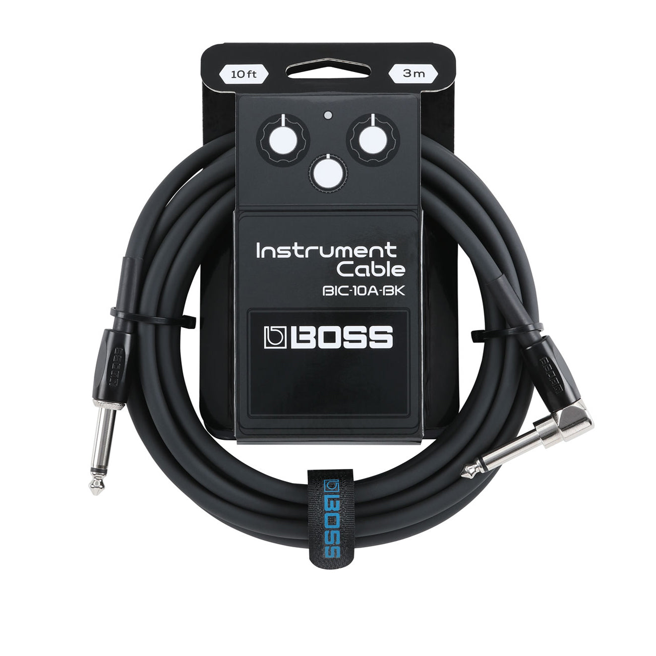 Boss BIC-10A-BK Instrument Cable 10' multiple color choices