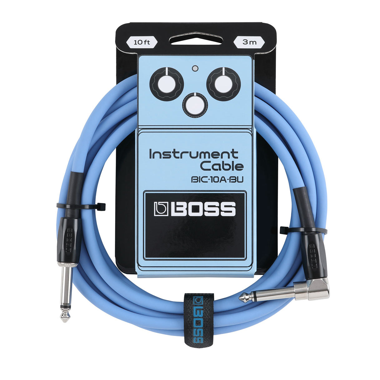 Boss BIC-10A-BK Instrument Cable 10' multiple color choices