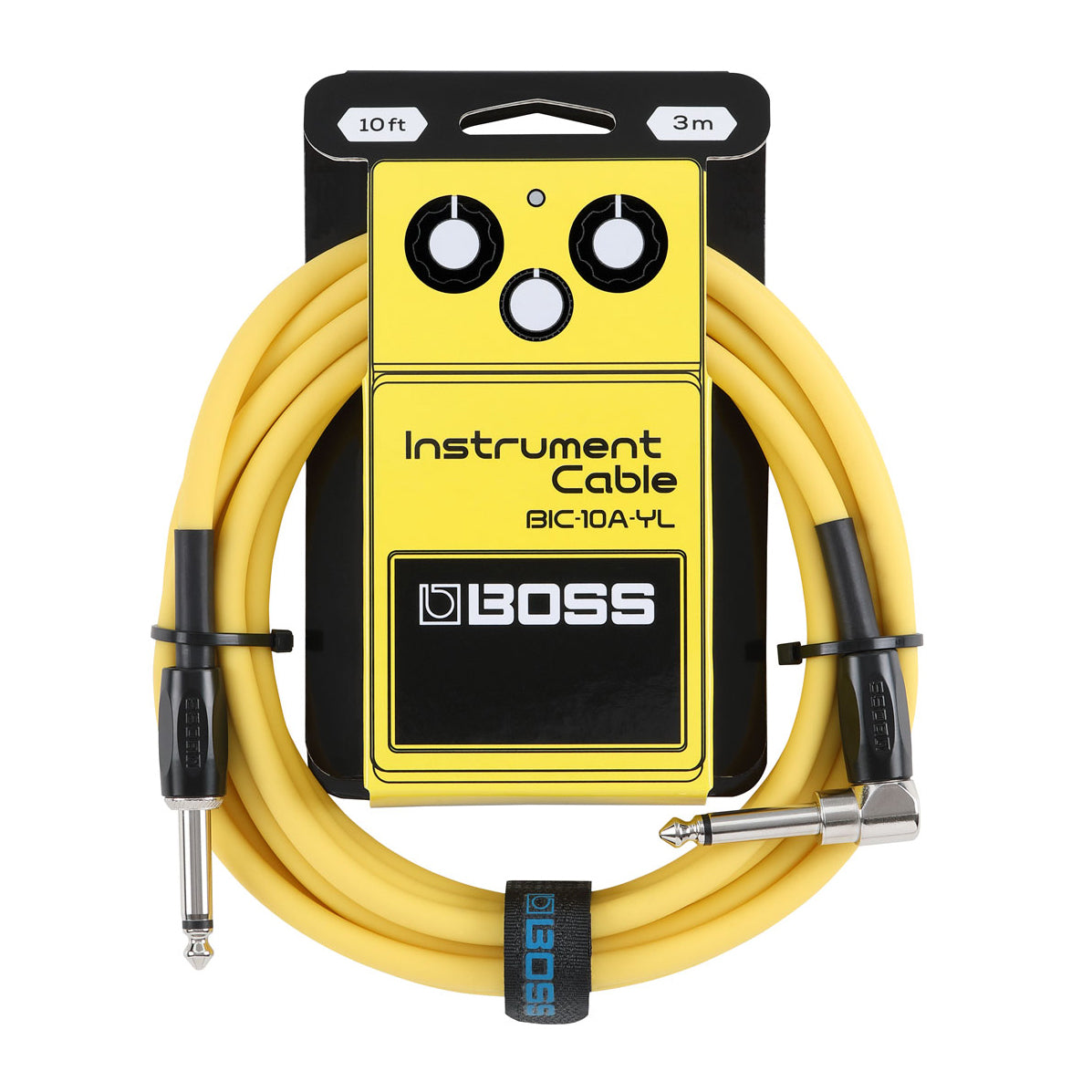 Boss BIC-10A-BK Instrument Cable 10' multiple color choices